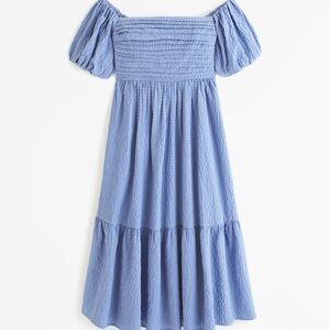 A&F Emerson Off-The-Shoulder Midi Dress